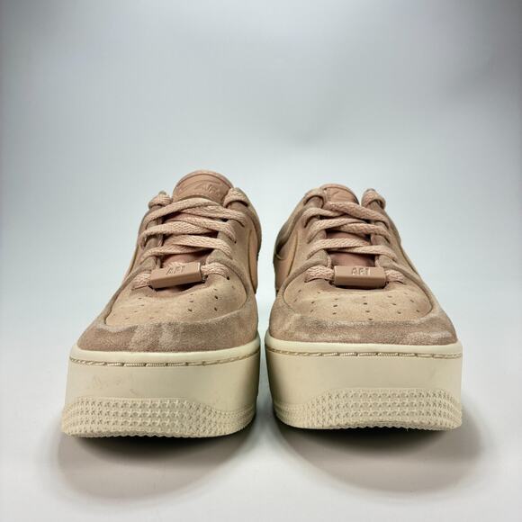 Nike Air Force 1 Sage Low Pink Suede Platform Shoes AR5339-201 Women’s Size 7 - Picture 2 of 10